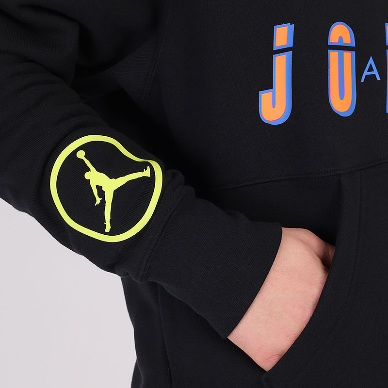 мужская черная толстовка Jordan Sport DNA  Pullover Hoodie CV2743-010 - цена, описание, фото 2